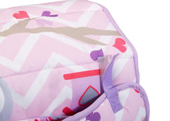 EVERYDAY KIDS Nap Mat with Removable Pillow Sweet Owls – Rollup Design for Preschool & Daycare (Ages 3–6)