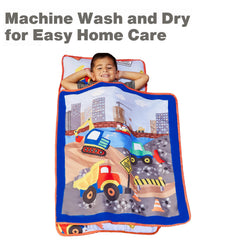 Everyday Kids Nap Mat name tag window helps prevent mix-ups