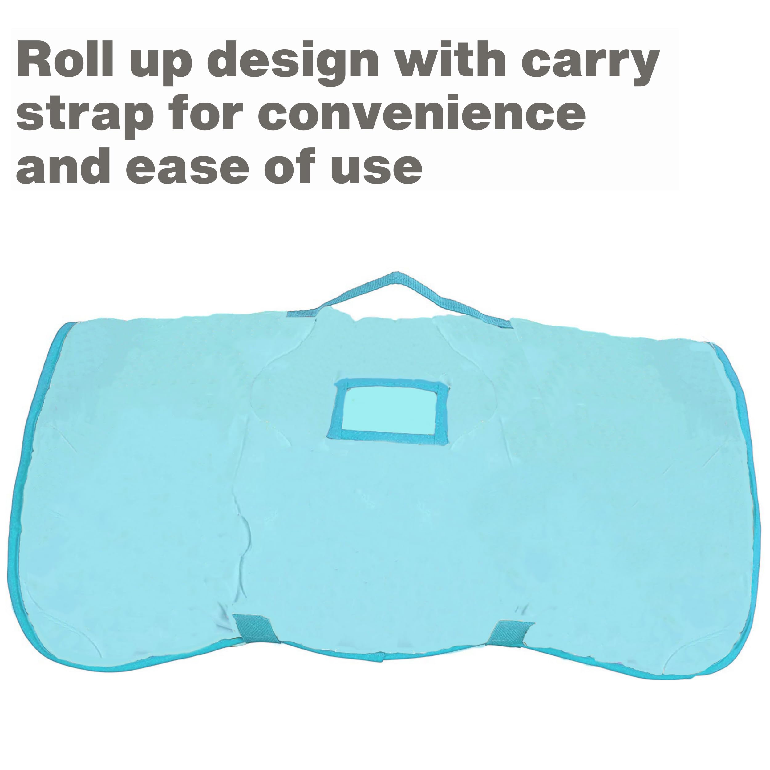 EVERYDAY KIDS nap mat material is soft microfiber for cozy naps.