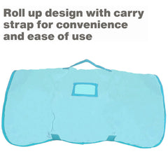 EVERYDAY KIDS nap mat material is soft microfiber for cozy naps.