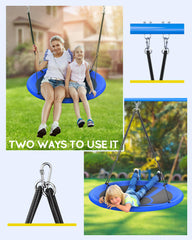 Everyfun easy-assembly circle swing with guide.