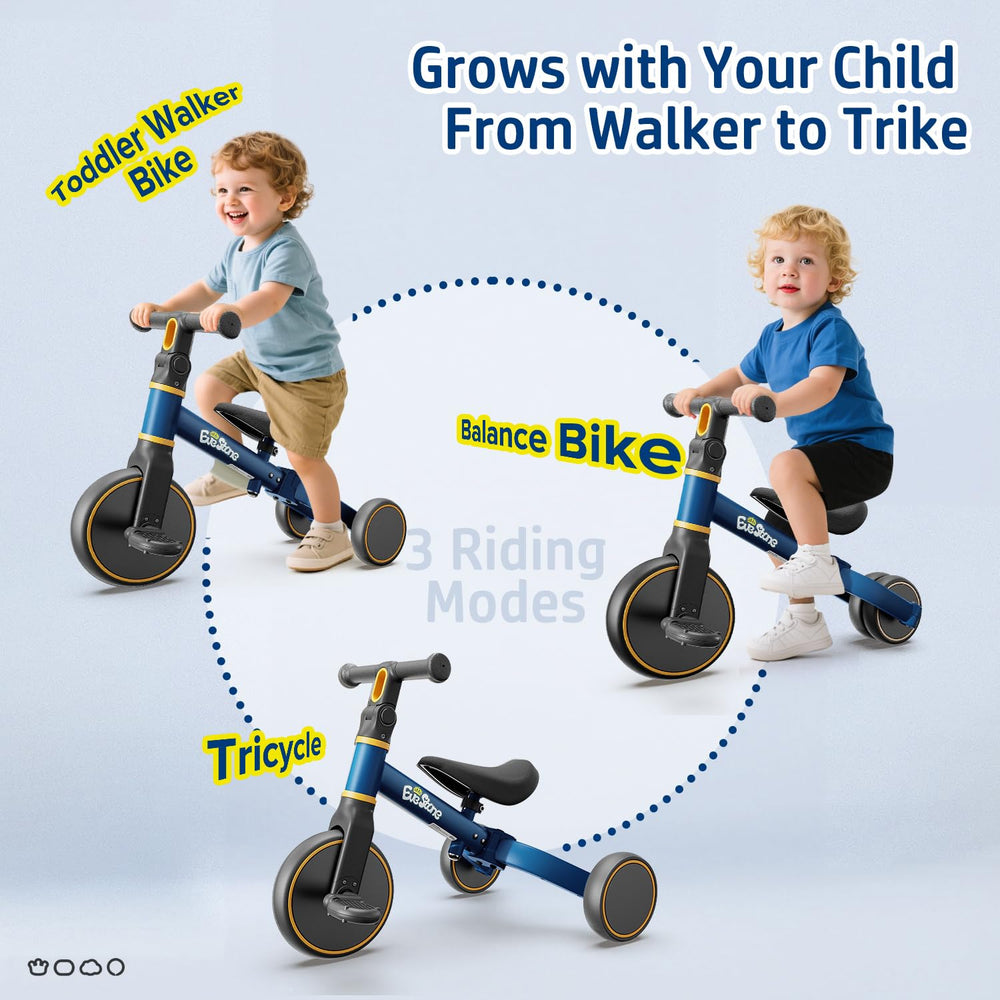 EveStone balance bike seat view highlighting ergonomic PU saddle for comfortable rides.
