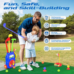 EveStone toddler golf clubs designed for small hands and safe play