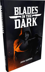 Evil Hat Productions Blades in the Dark map highlights districts for guiding heists and chases.