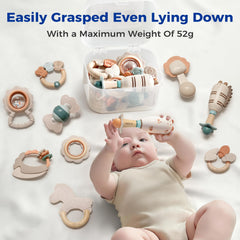 Evoceler three-stage softness guide helps parents track milestones