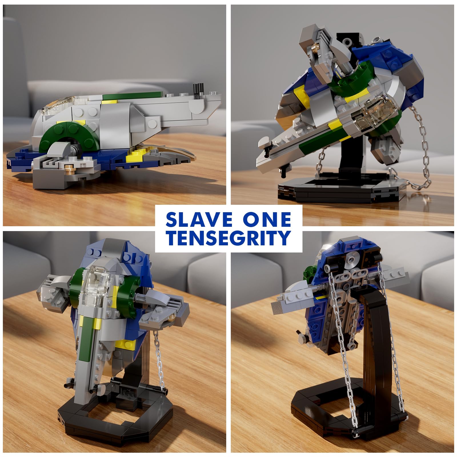 EvoFTIOR Jango Fett headz gun and jetpack detail for authentic play.