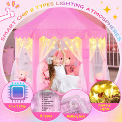 EVOIONOS Princess Tent offers easy setup and ample ventilation for cozy play.