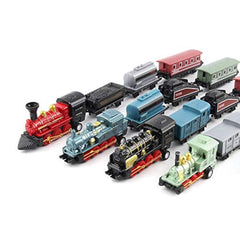 Exasinine steam train locomotive front view, showcasing durable alloy build for lasting display.