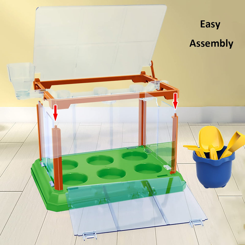 EXBEPE garden nursery setup helps children nurture responsibility and patience.