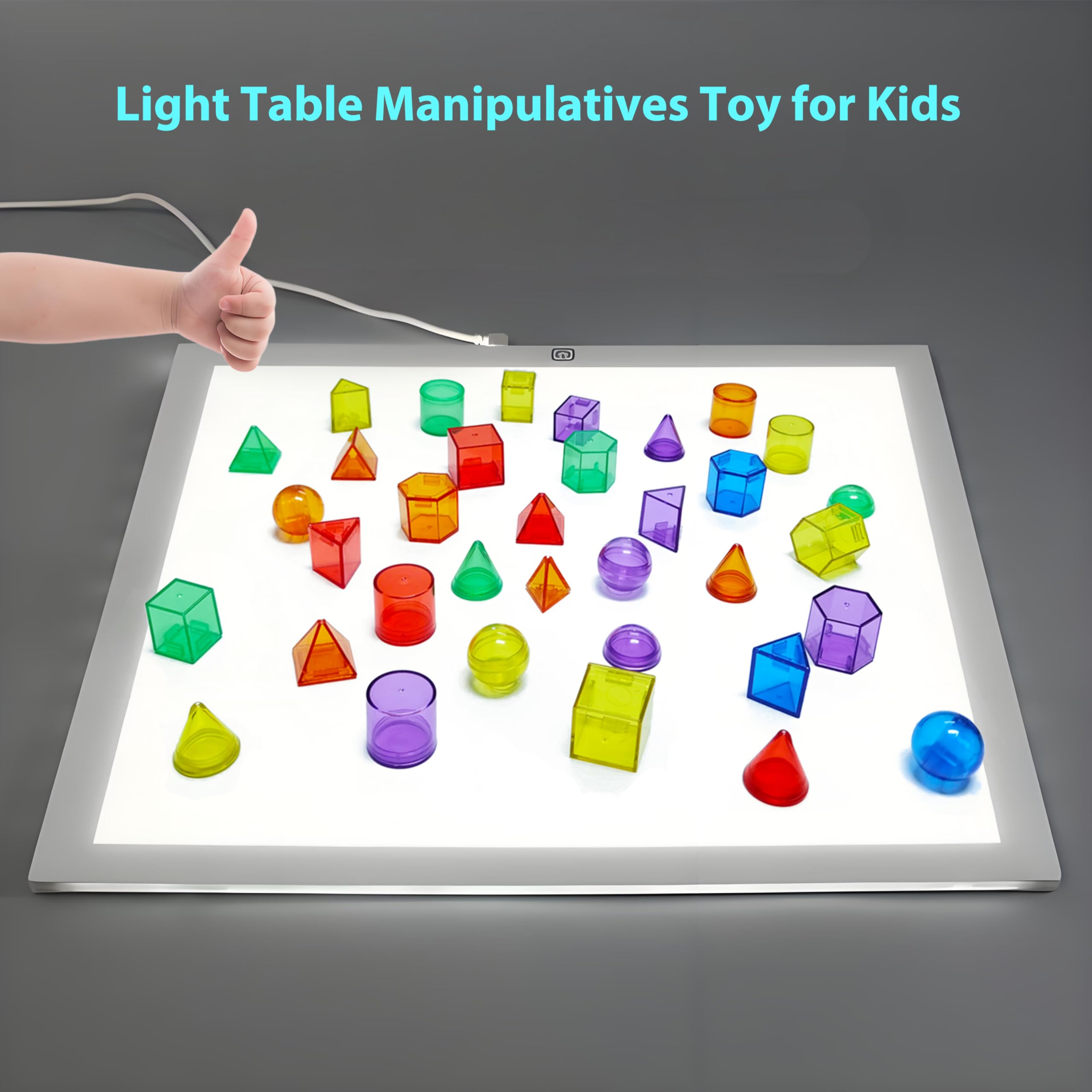 EXBEPE rounded-edge solids are safe for little hands during developmental play.