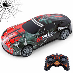 EXCELLE Spider RC Car front view shows sleek design and responsive speed for play sessions.