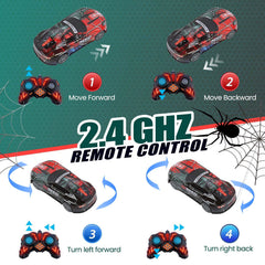 EXCELLE Spider RC Car remote control demonstrates easy 2.4GHz pairing for multi-car fun.