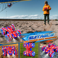 Excitobo RC car 4WD for improved grip on diverse surfaces.