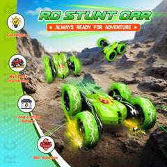 Excitobo RC car wheel lights illuminate nighttime racing and tricks.
