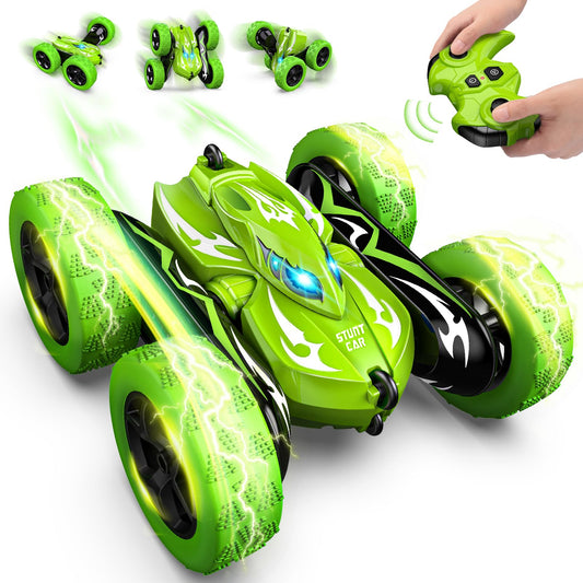Excitobo remote-control car front view shows responsive steering for dynamic play sessions.