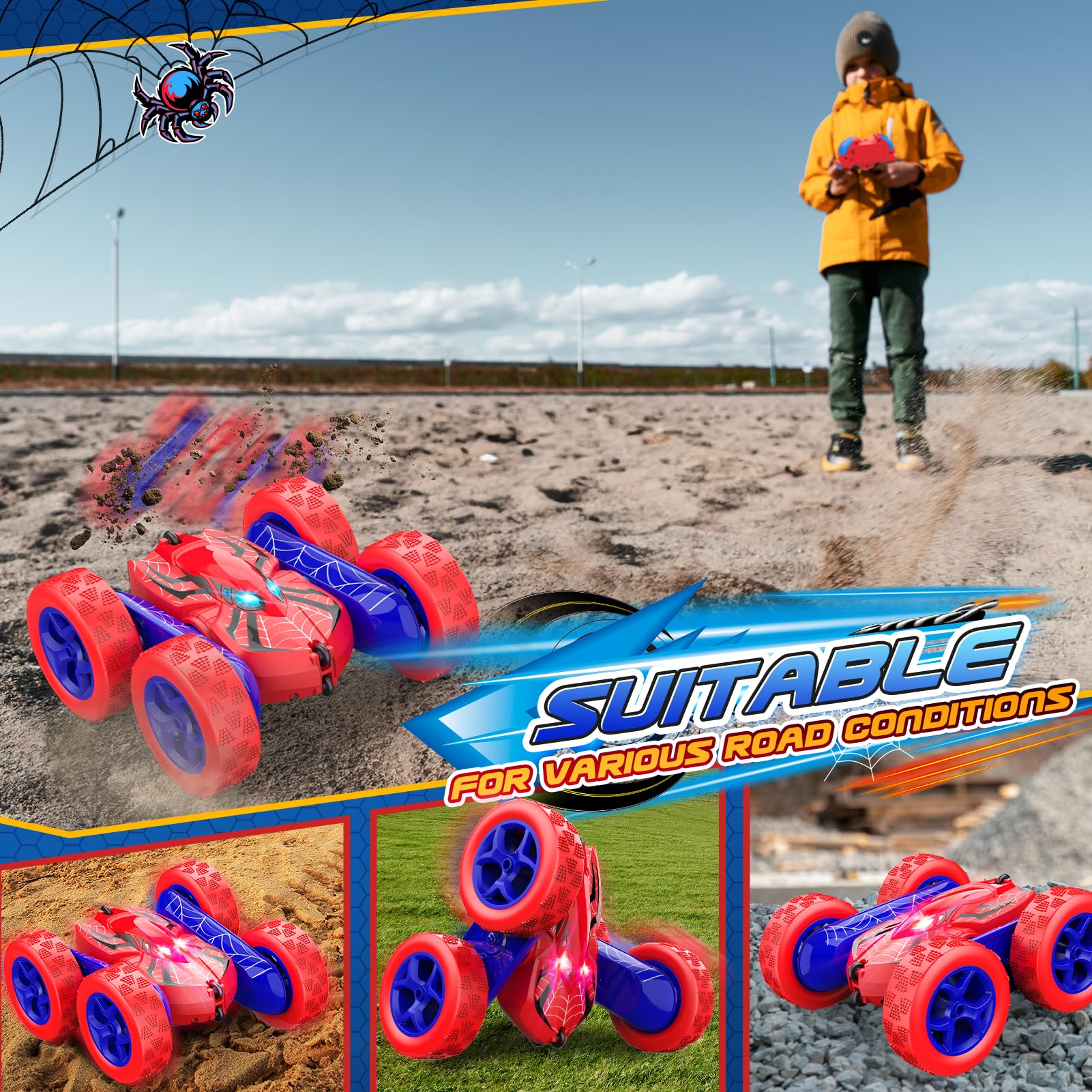 Excitobo RC car uses 2.4GHz link for smooth racing