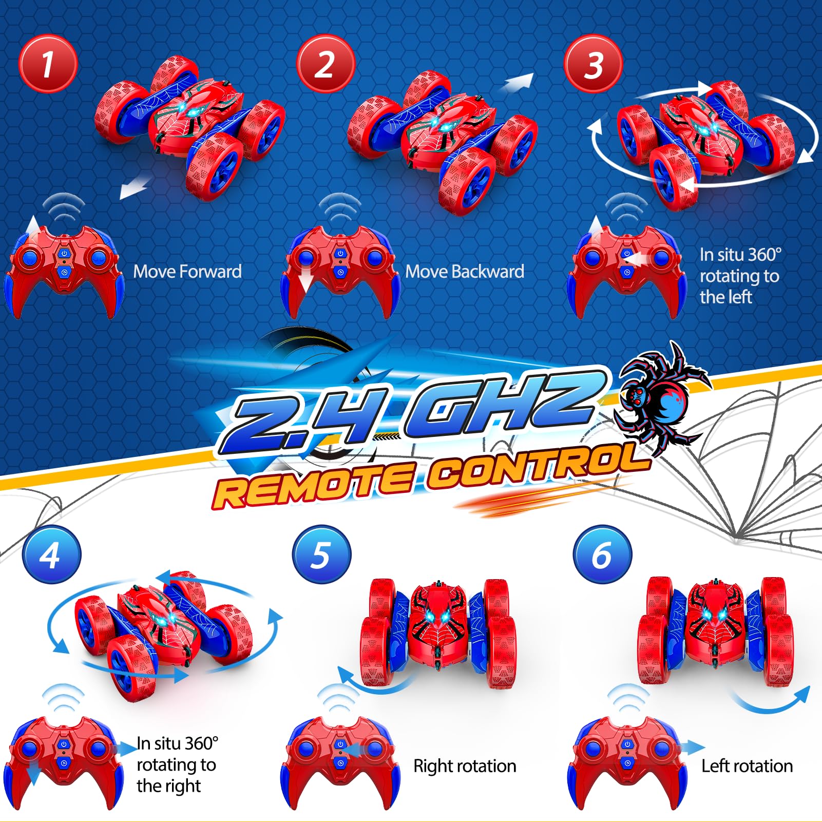 Excitobo remote control car reaches up to 15 km/h