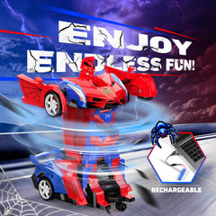 Excitobo Transform RC Car boasts a durable ABS body for active backyard adventures.