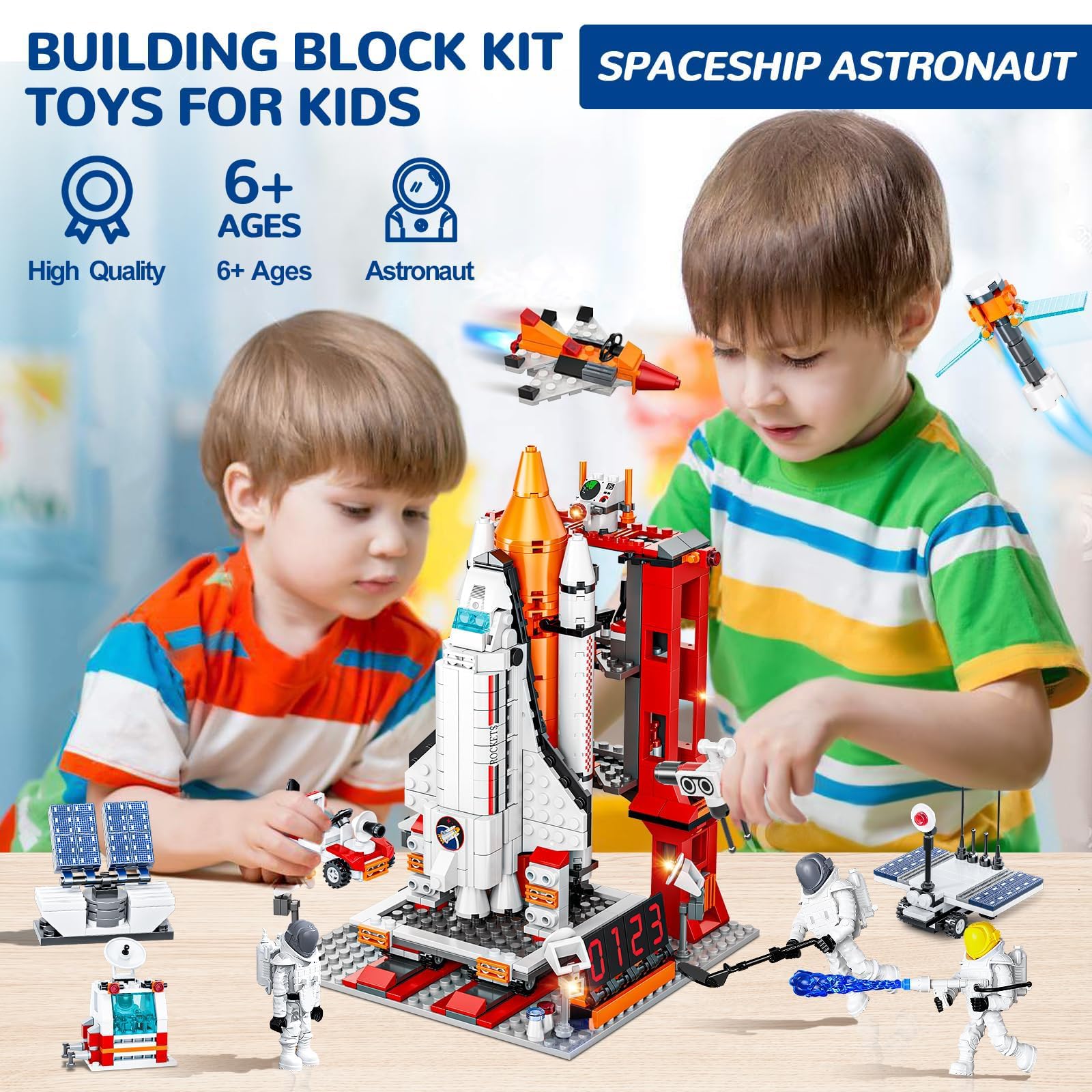EXCOUP Space Exploration Shuttle small shapes enable modular design