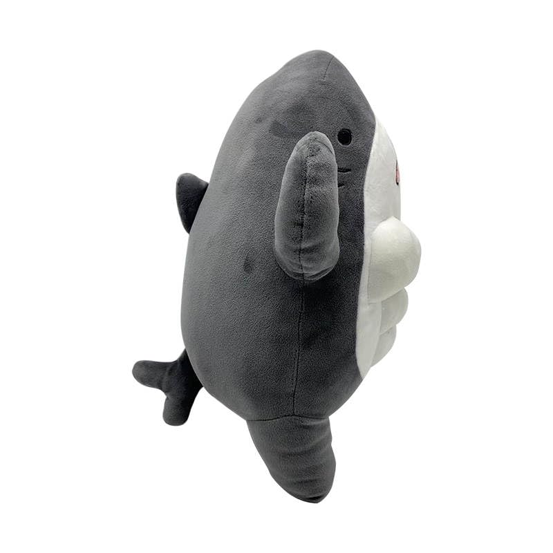 EXIGENT muscle shark plush features cute design and sturdy pose for display