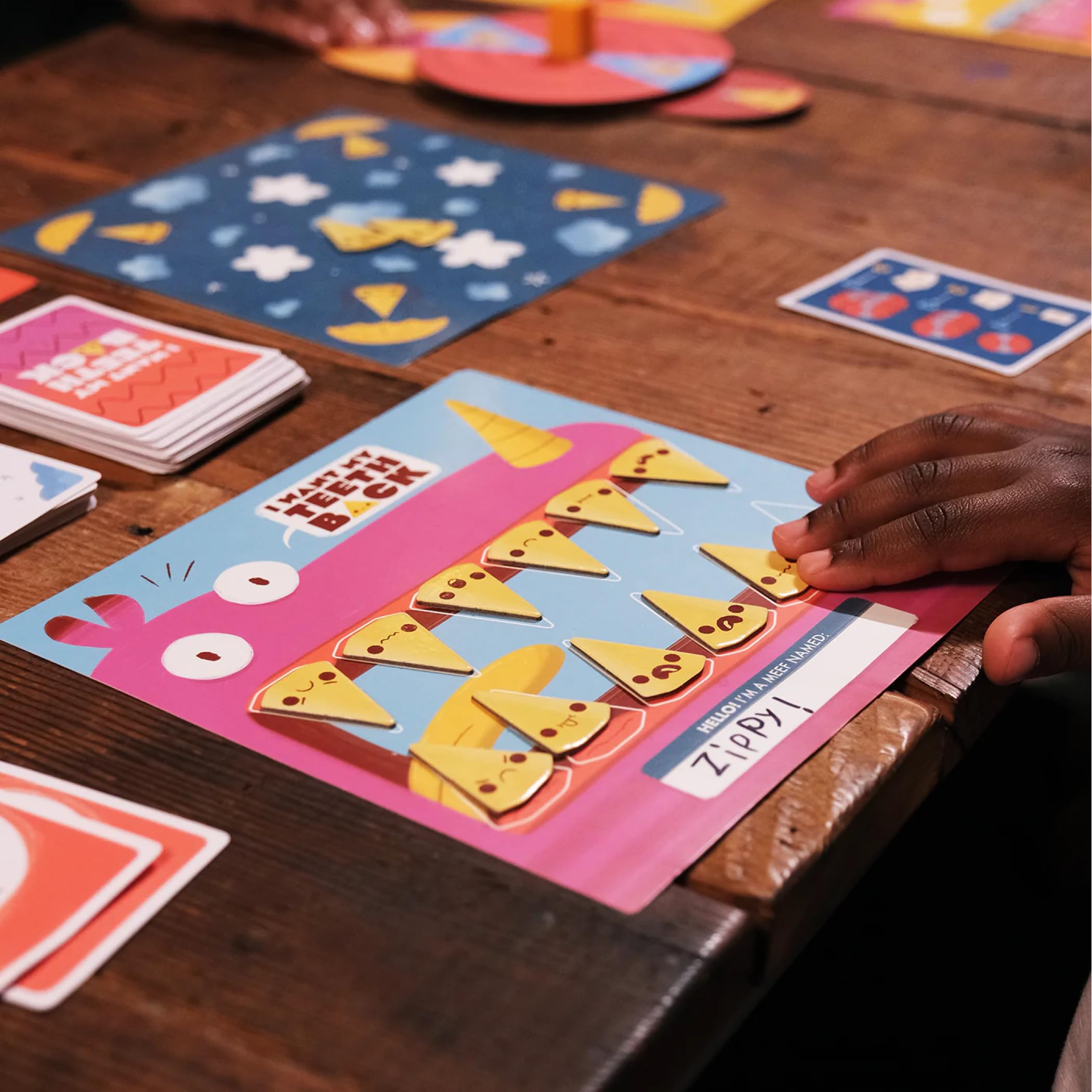Exploding Kittens I Want My Teeth Back counting play supports early math skills