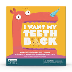 Exploding Kittens I Want My Teeth Back spinner for quick, engaging rounds