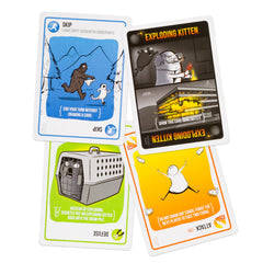 Exploding Kittens NSFW Edition defuse card in action, raising suspense and laughter.