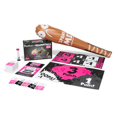 Exploding Kittens Poetry for Neanderthals NSFW Edition game boards set for competitive adult rounds