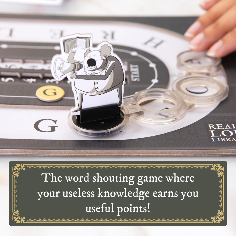 Exploding Kittens Really Loud Librarians librarian figurines create playful on-table presence