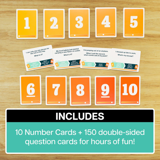 That Escalated Quickly question cards by Exploding Kittens spark fun ice-breakers at parties.