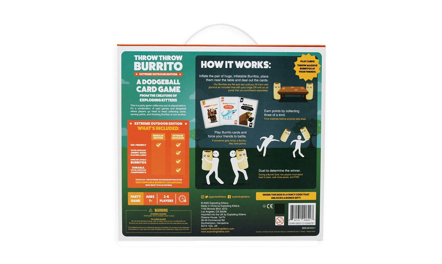 Exploding Kittens waterproof tokens image enables smooth rounds in rain