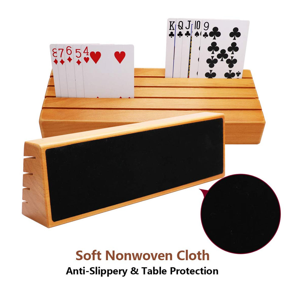 Exqline portable card tray compact size for travel and on-the-go games.