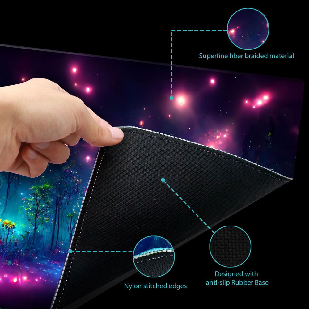 Extalas MTG Playmat purple fluorescence adds visual flair.