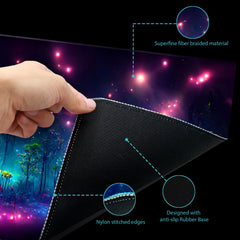 Extalas MTG Playmat purple fluorescence adds visual flair.