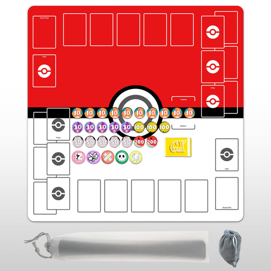 Extalas playmat with a two-player layout and symmetric zones for organized play