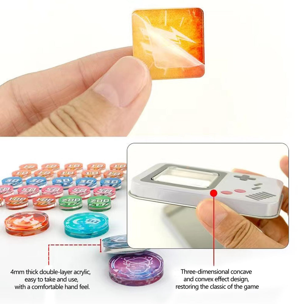 Extalas playmat waterproof surface protects cards and easy cleanup.