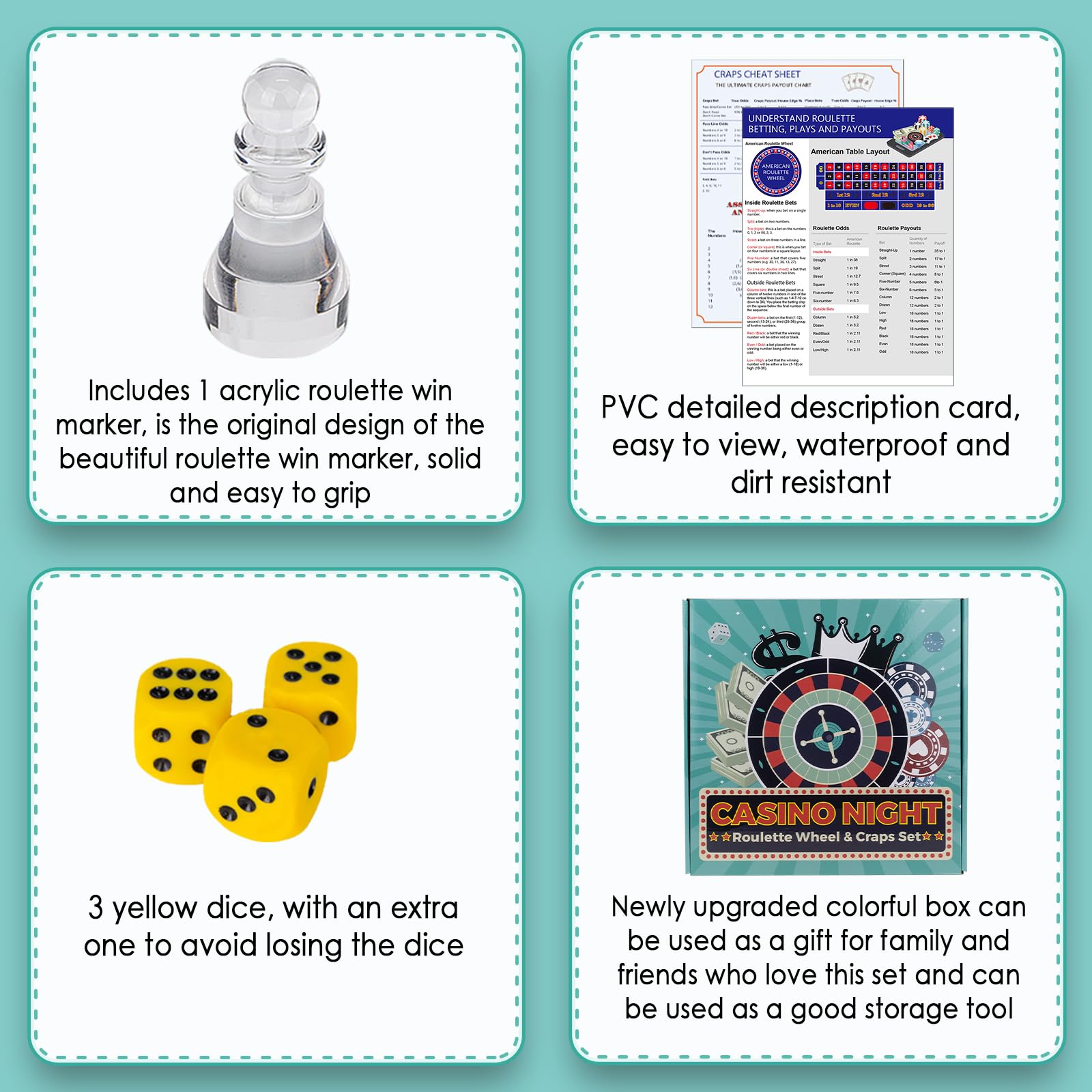 Extguds 200 chips ideal for larger groups.