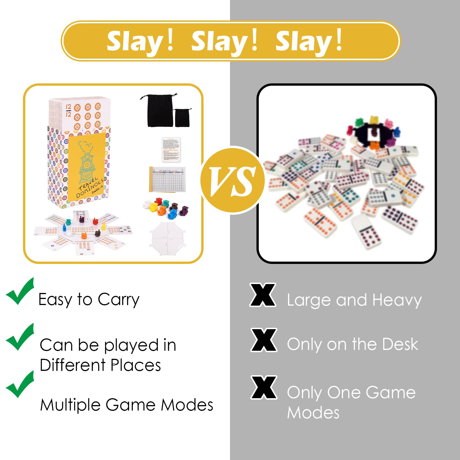 Extguds Mexican Train dominoes instruction and scoresheet simplify setup and scoring