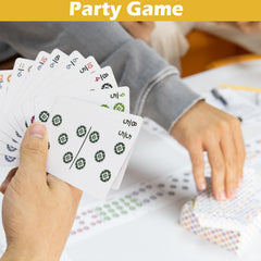 Extguds Mexican Train dominoes compact dimensions fit easily in a pocket