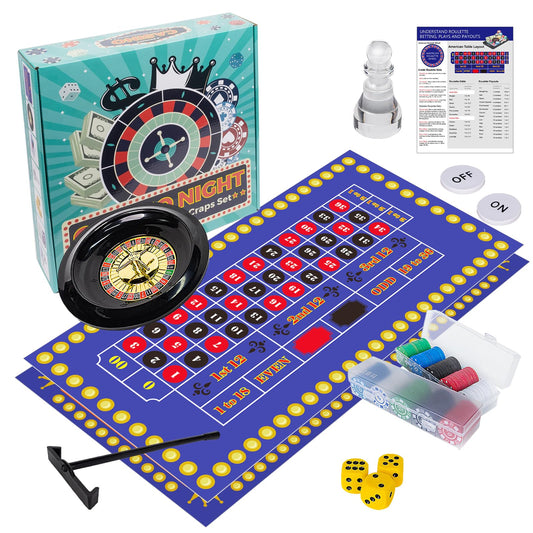 Extguds roulette wheel 10-inch for home game night.