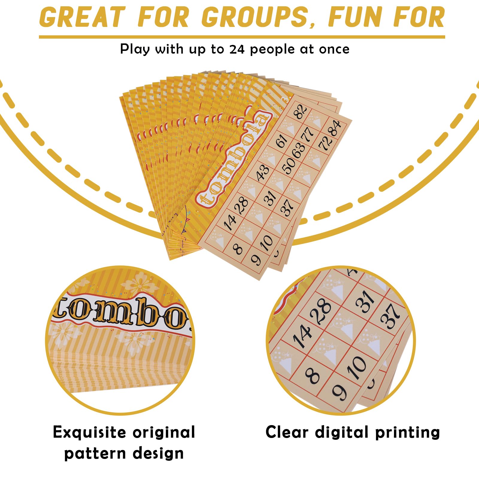 Extguds number chips set with 100 red chips for clear marking.