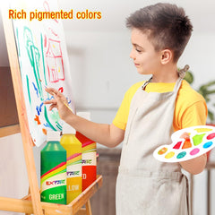 EXTRIC non-toxic, odor-free tempera paint with ASTM D-4236 certification.