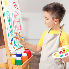Creamy texture of EXTRIC Washable Paint glides smoothly on surfaces