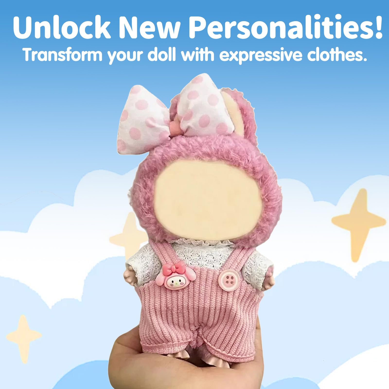 Eyancotoi doll clothes with reinforced stitching for durable seams.