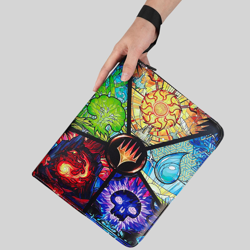 EYEGLEAM PU leather cover protecting cards from water and wear