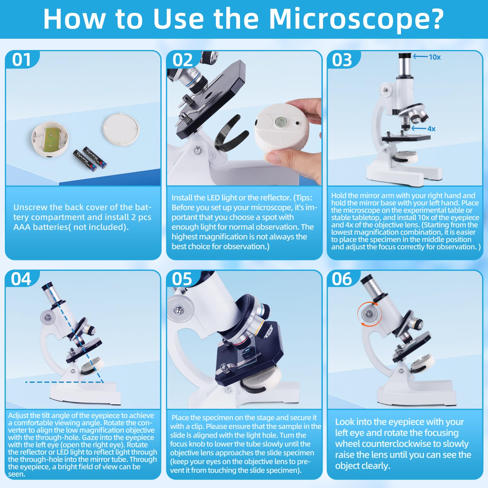 eyemocsin classroom-ready microscope for school and home education