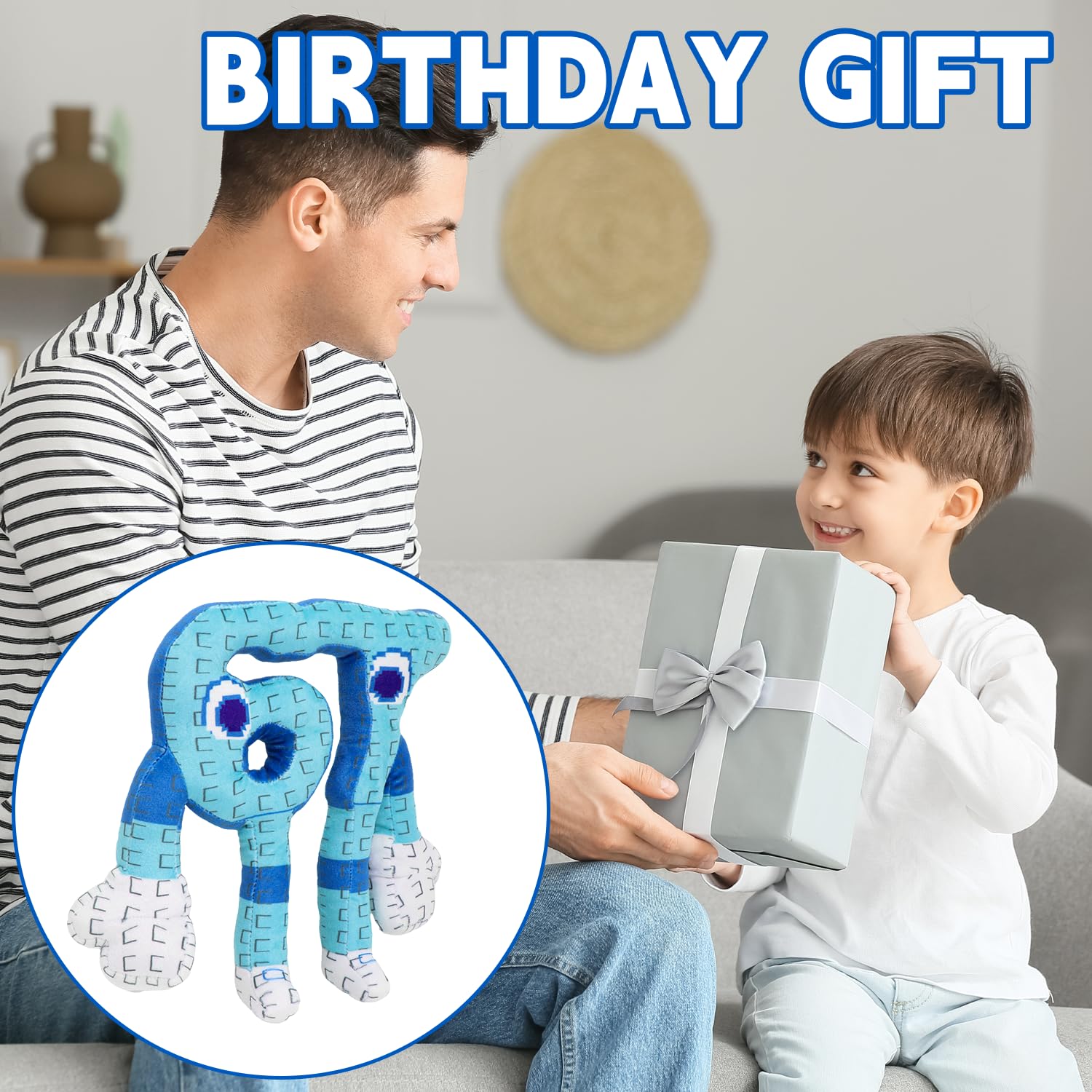 EYJVAF 67 plush toy makes a kid-friendly gift for curious imaginations.