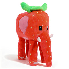 EYJVAF Strawberry Elephant Plush in 9.8-inch size for cuddling and collection