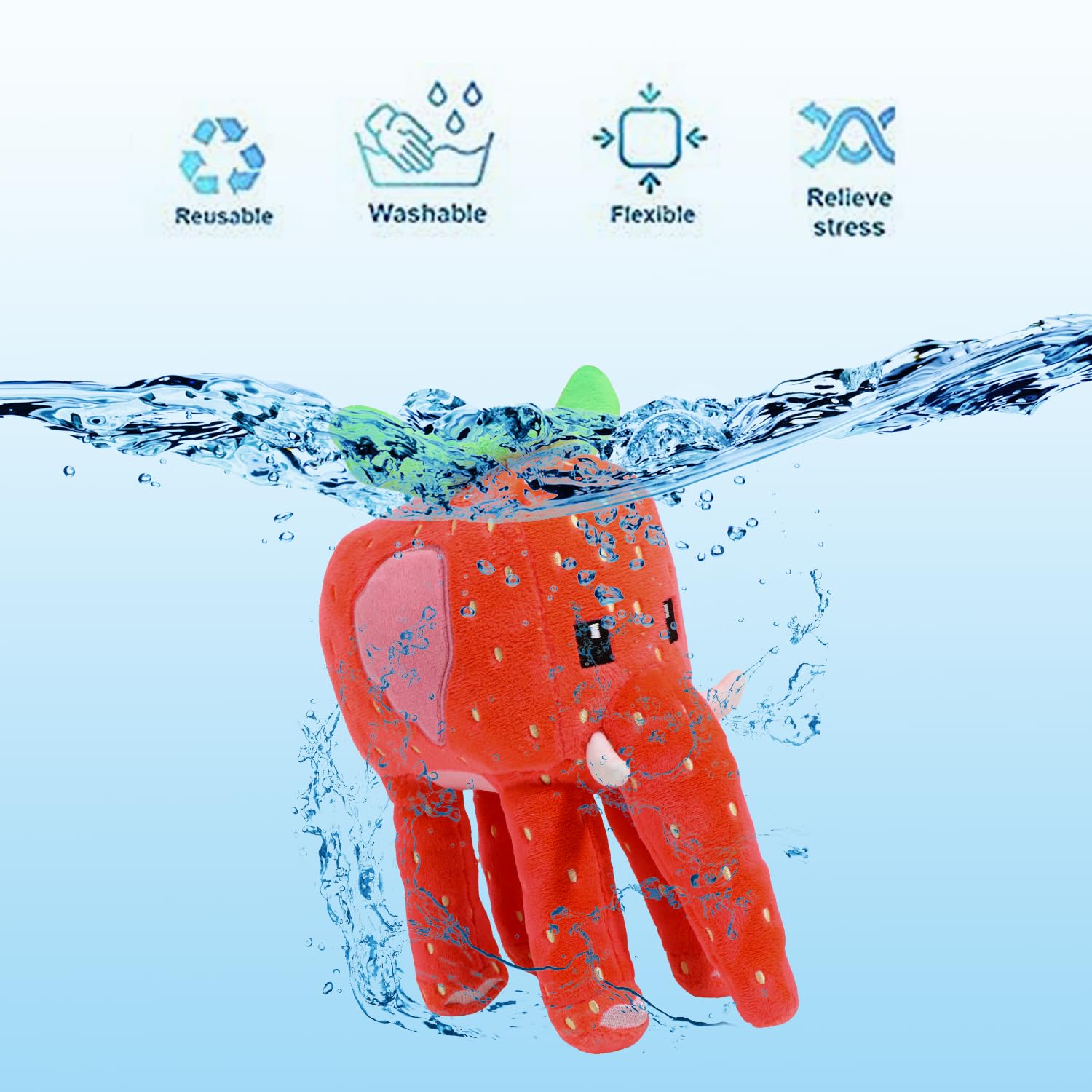 EYJVAF brainrot-inspired strawberry elephant design at home