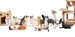 EYSCOTA cat figurines support imaginative learning through stories and crafts.